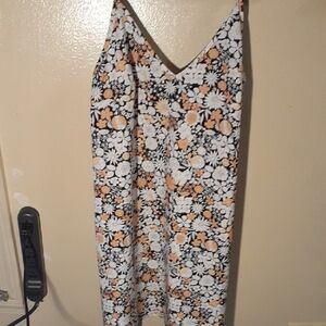 SHEIN Light Blue Floral Dress